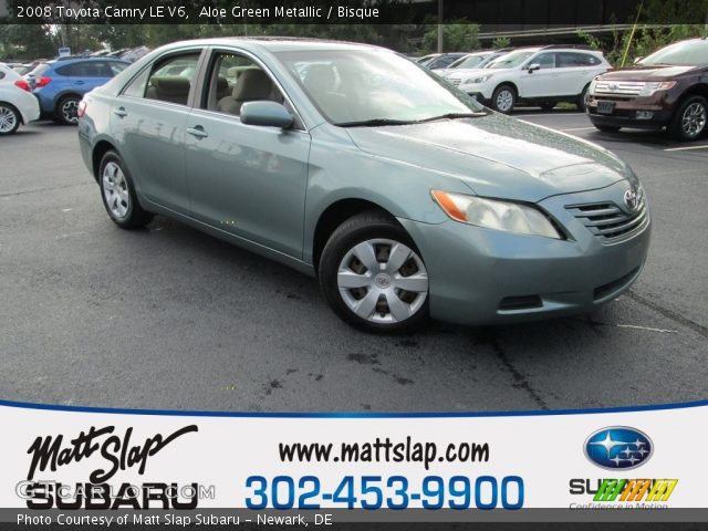 2008 Toyota Camry LE V6 in Aloe Green Metallic