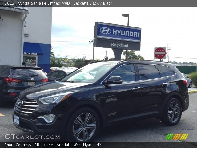 2013 Hyundai Santa Fe Limited AWD in Becketts Black