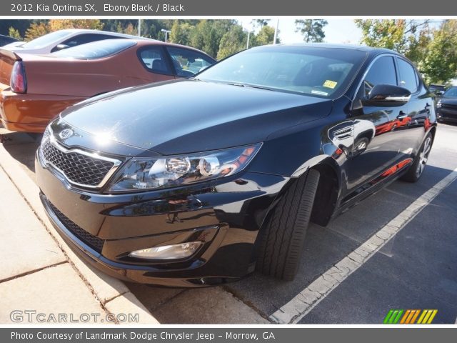 2012 Kia Optima SX in Ebony Black