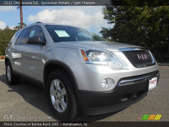 2012 GMC Acadia SLE in Quicksilver Metallic