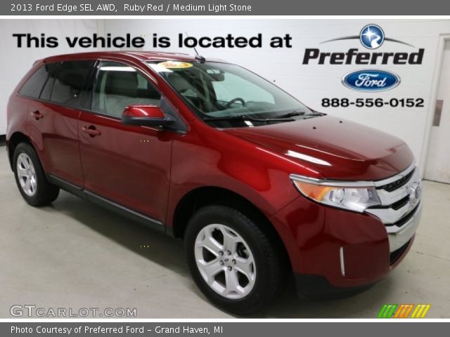 2013 Ford Edge SEL AWD in Ruby Red