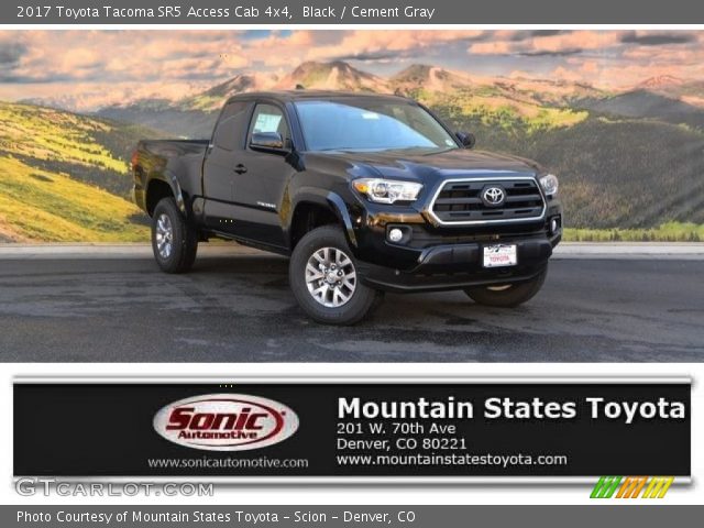 2017 Toyota Tacoma SR5 Access Cab 4x4 in Black