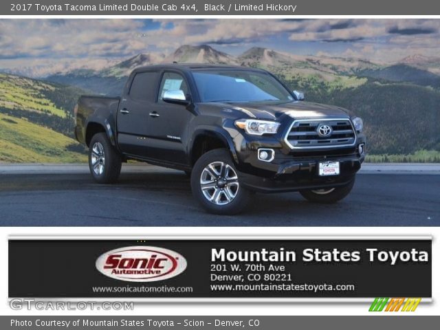 2017 Toyota Tacoma Limited Double Cab 4x4 in Black