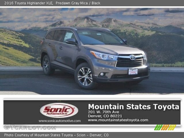 2016 Toyota Highlander XLE in Predawn Gray Mica