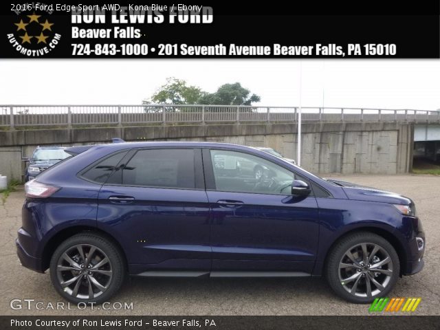 2016 Ford Edge Sport AWD in Kona Blue