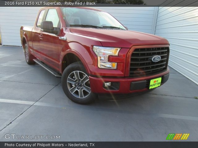 2016 Ford F150 XLT SuperCab in Ruby Red