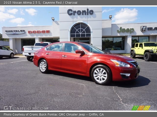 2015 Nissan Altima 2.5 S in Cayenne Red