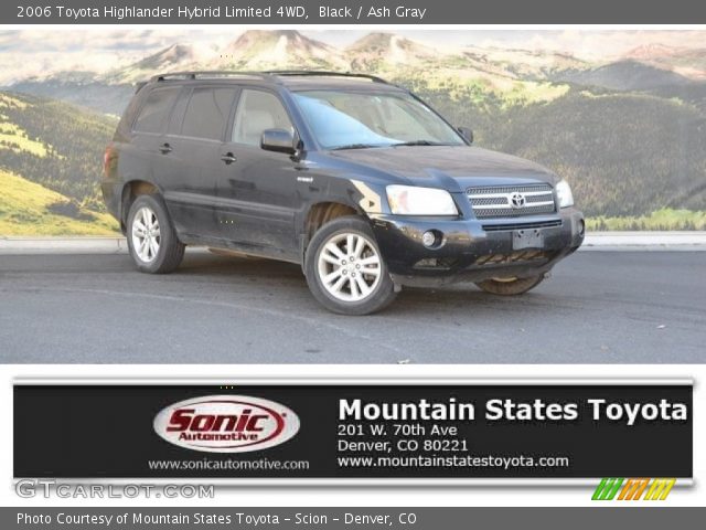 2006 Toyota Highlander Hybrid Limited 4WD in Black