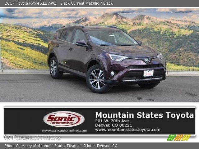 2017 Toyota RAV4 XLE AWD in Black Current Metallic