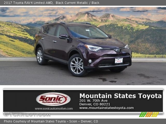 2017 Toyota RAV4 Limited AWD in Black Current Metallic