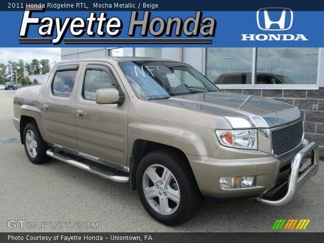 2011 Honda Ridgeline RTL in Mocha Metallic