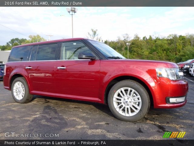 2016 Ford Flex SEL AWD in Ruby Red