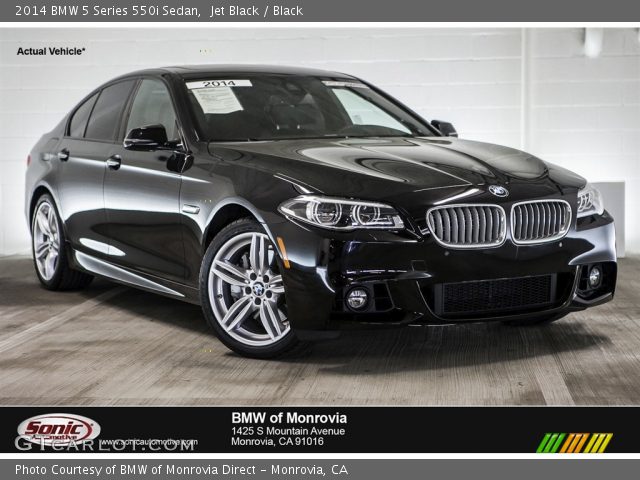 2014 BMW 5 Series 550i Sedan in Jet Black