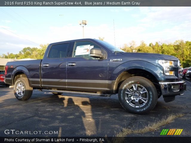2016 Ford F150 King Ranch SuperCrew 4x4 in Blue Jeans