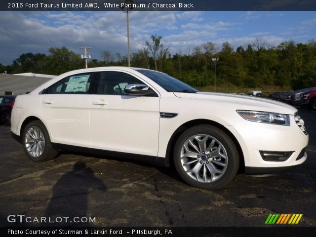 2016 Ford Taurus Limited AWD in White Platinum