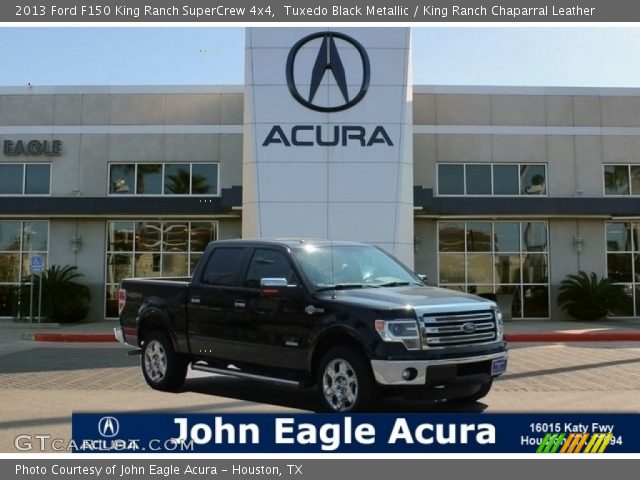 2013 Ford F150 King Ranch SuperCrew 4x4 in Tuxedo Black Metallic