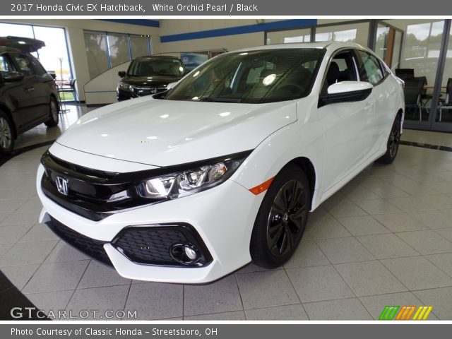 2017 Honda Civic EX Hatchback in White Orchid Pearl