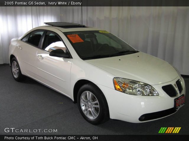 2005 Pontiac G6 Sedan in Ivory White