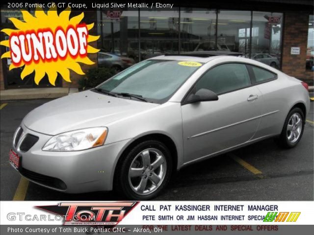 2006 Pontiac G6 GT Coupe in Liquid Silver Metallic