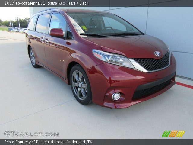 2017 Toyota Sienna SE in Salsa Red Pearl