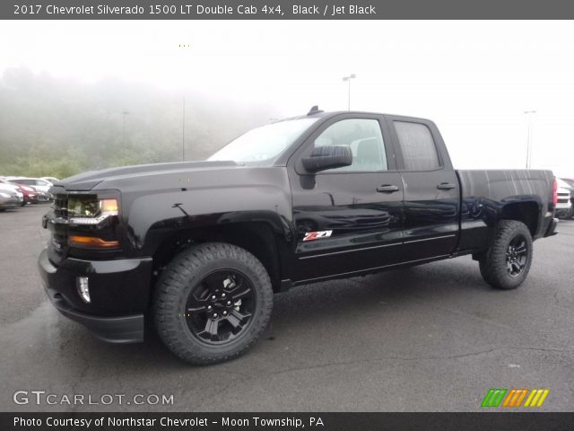 2017 Chevrolet Silverado 1500 LT Double Cab 4x4 in Black