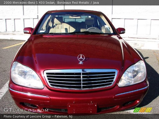 2000 Mercedes-Benz S 430 Sedan in Bordeaux Red Metallic