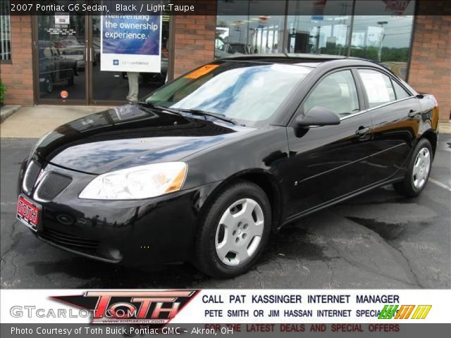 2007 Pontiac G6 Sedan in Black