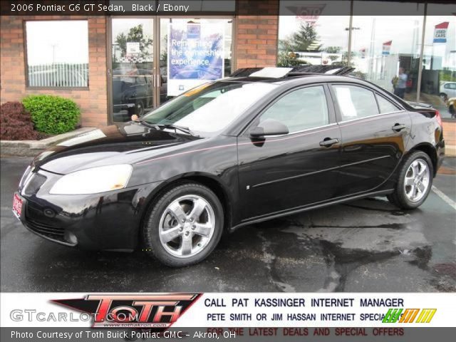 2006 Pontiac G6 GT Sedan in Black