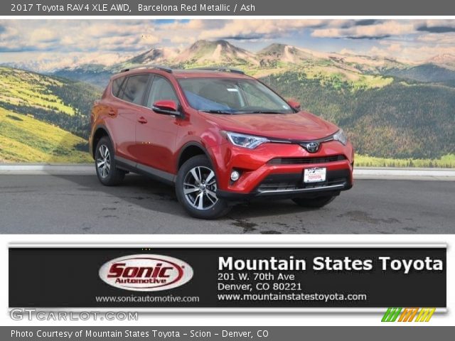 2017 Toyota RAV4 XLE AWD in Barcelona Red Metallic