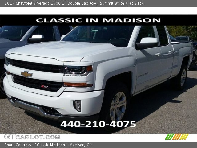 2017 Chevrolet Silverado 1500 LT Double Cab 4x4 in Summit White