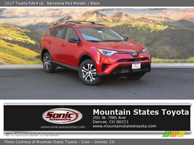 2017 Toyota RAV4 LE in Barcelona Red Metallic