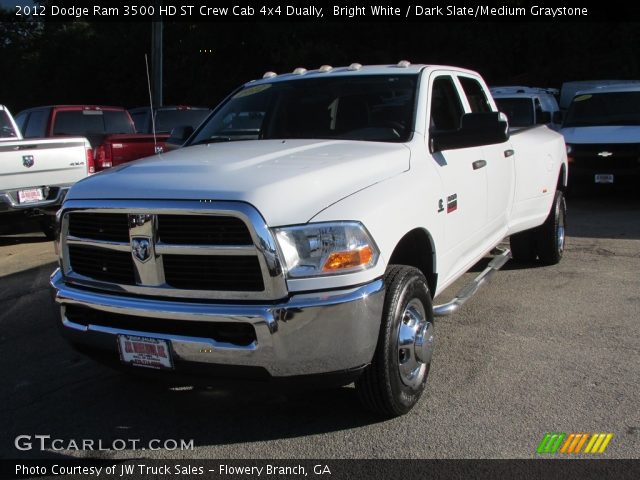 2012 Dodge Ram 3500 HD ST Crew Cab 4x4 Dually in Bright White