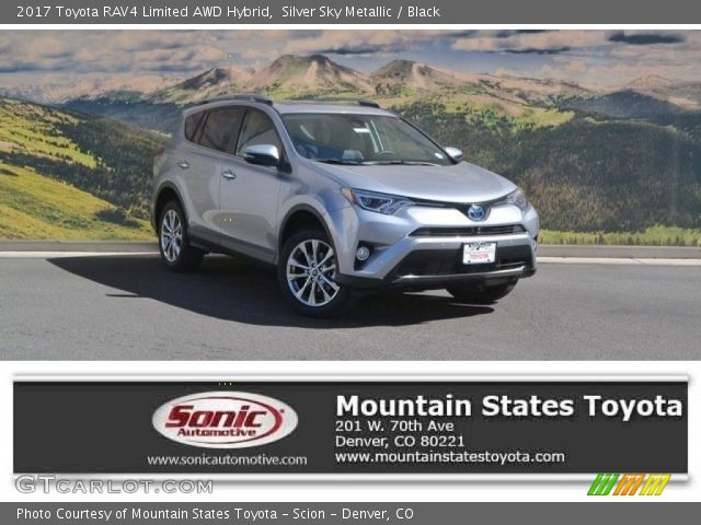 2017 Toyota RAV4 Limited AWD Hybrid in Silver Sky Metallic