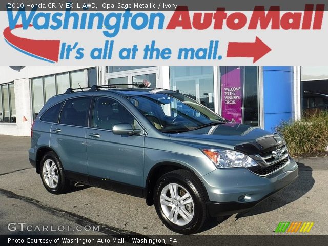 2010 Honda CR-V EX-L AWD in Opal Sage Metallic