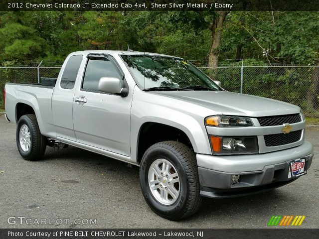 2012 Chevrolet Colorado LT Extended Cab 4x4 in Sheer Silver Metallic