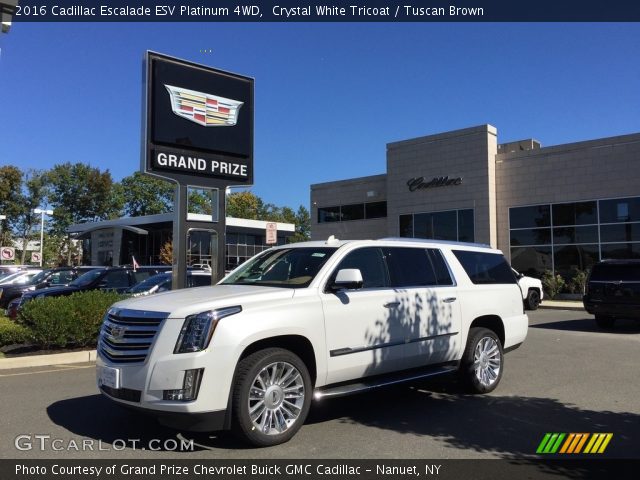 2016 Cadillac Escalade ESV Platinum 4WD in Crystal White Tricoat