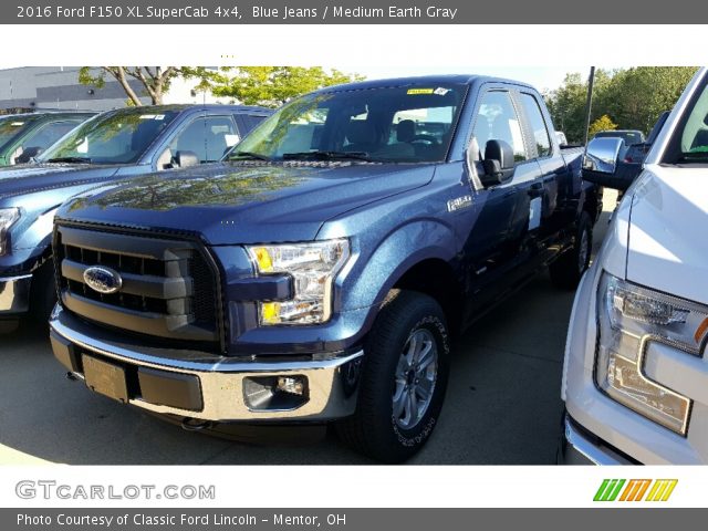 2016 Ford F150 XL SuperCab 4x4 in Blue Jeans