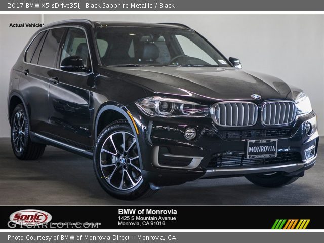 2017 BMW X5 sDrive35i in Black Sapphire Metallic