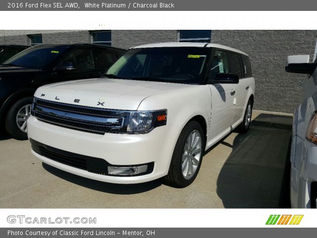 2016 Ford Flex SEL AWD in White Platinum