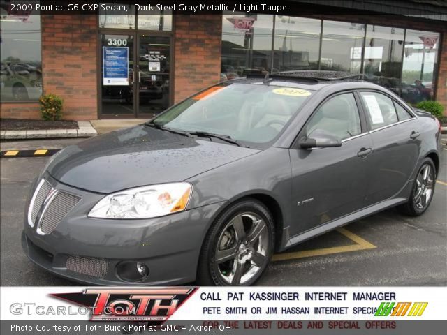 2009 Pontiac G6 GXP Sedan in Dark Steel Gray Metallic