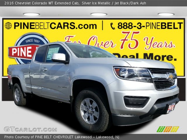 2016 Chevrolet Colorado WT Extended Cab in Silver Ice Metallic