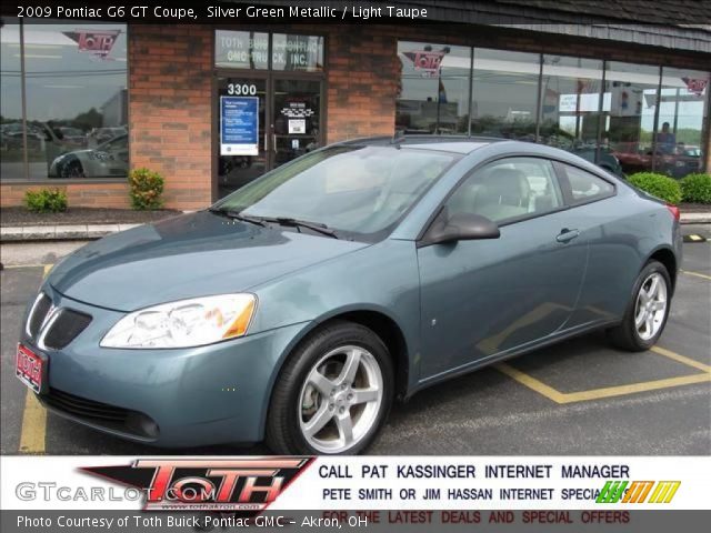 2009 Pontiac G6 GT Coupe in Silver Green Metallic