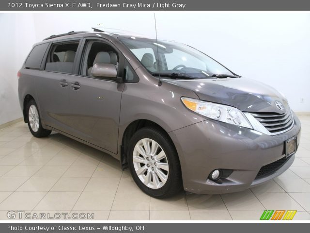 2012 Toyota Sienna XLE AWD in Predawn Gray Mica