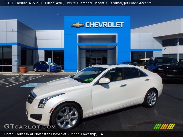 2013 Cadillac ATS 2.0L Turbo AWD in White Diamond Tricoat