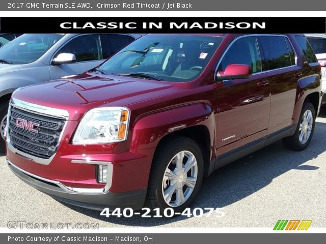 2017 GMC Terrain SLE AWD in Crimson Red Tintcoat