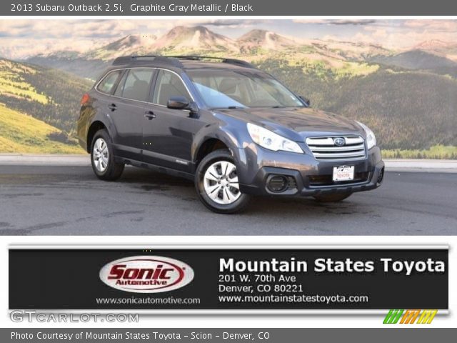 2013 Subaru Outback 2.5i in Graphite Gray Metallic