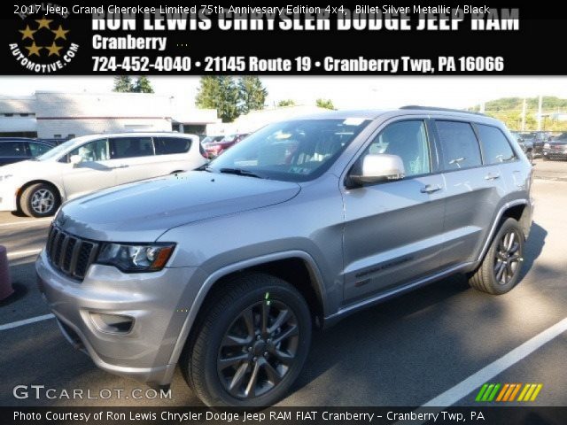 2017 Jeep Grand Cherokee Limited 75th Annivesary Edition 4x4 in Billet Silver Metallic