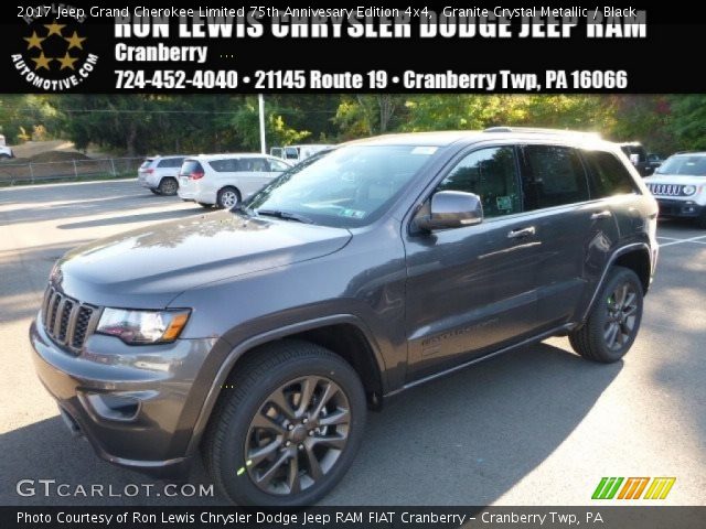 2017 Jeep Grand Cherokee Limited 75th Annivesary Edition 4x4 in Granite Crystal Metallic
