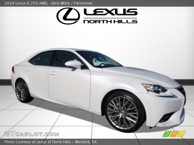 2014 Lexus IS 250 AWD in Ultra White