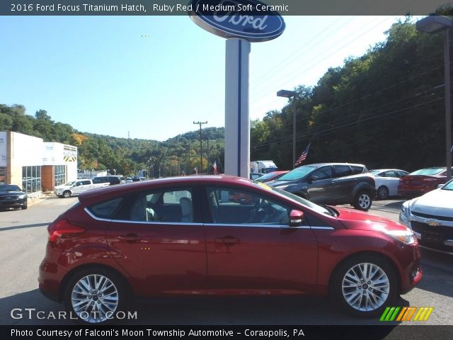 2016 Ford Focus Titanium Hatch in Ruby Red